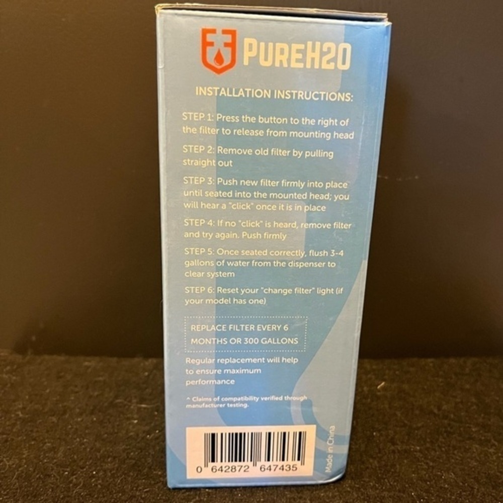 Refrigerator Filter PureH2O Water Filter PH21610S Frigidaire Kenmore Electrolux - Picture 7 of 9
